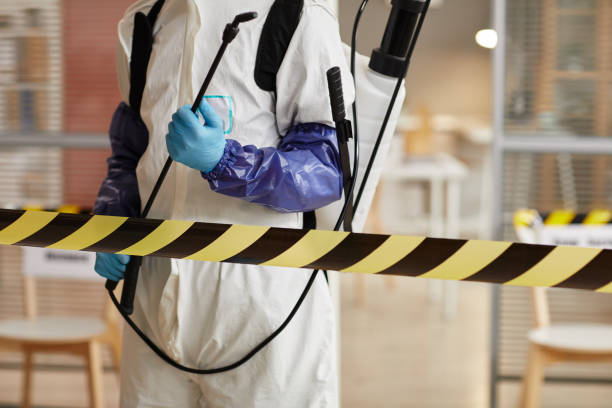 Professional Biohazard technician working in Houston, TX